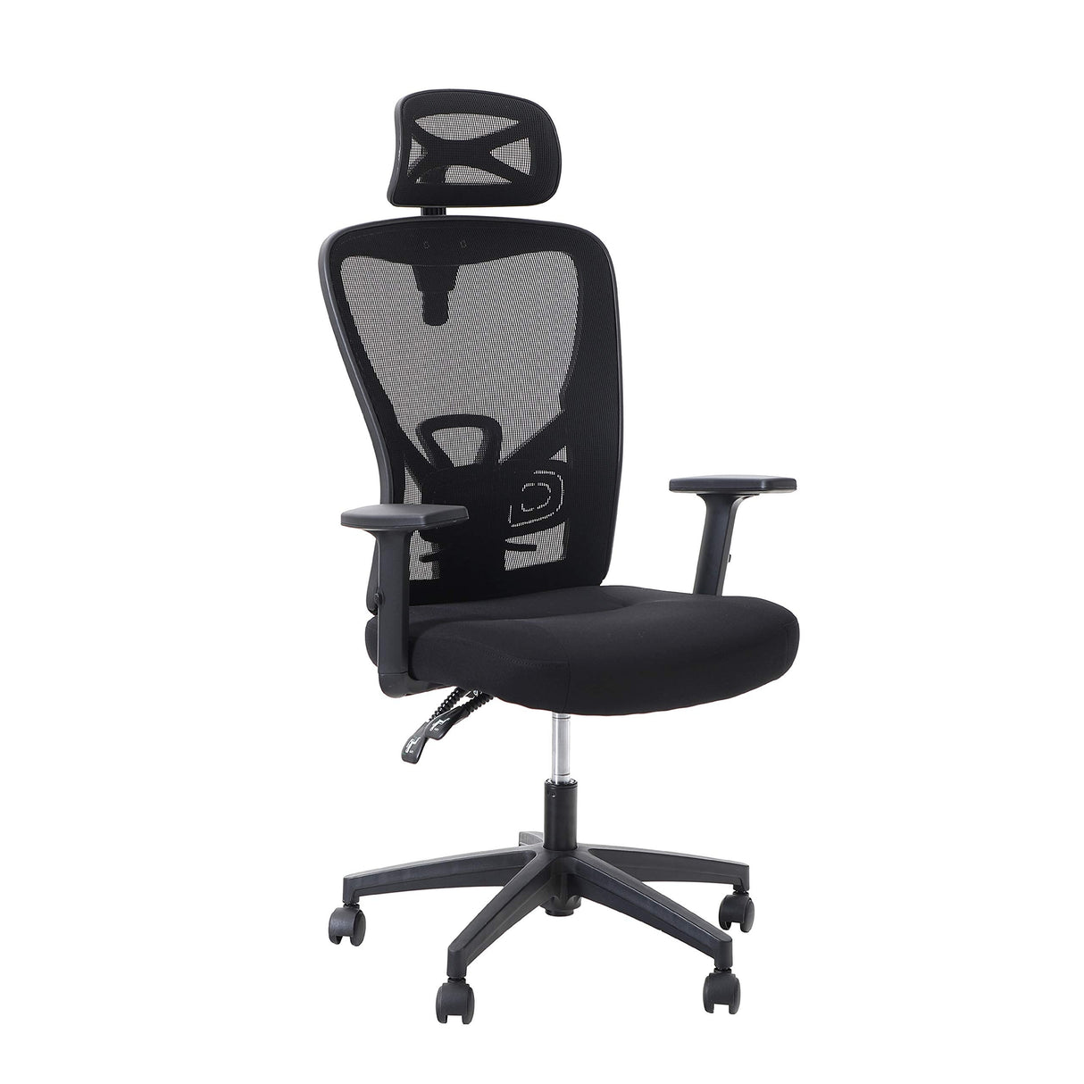 ALPHA HOME High Back Mesh Office Chair Adjustable Headrest, Armrest, Rolling Swivel Reclining Chair
