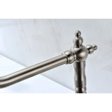 ANZZI Locke Single-Handle Standard Kitchen Faucet with Side Sprayer in Brushed Nickel
