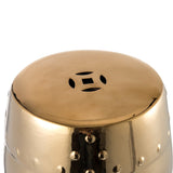 AOOLIVE Hollow design ceramic garden stool,Indoor/Outdoor Decorative