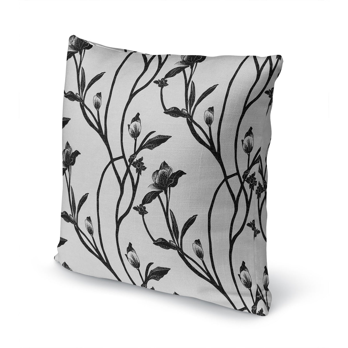 APRIL Linen Throw Pillow By Marina Gutierrez