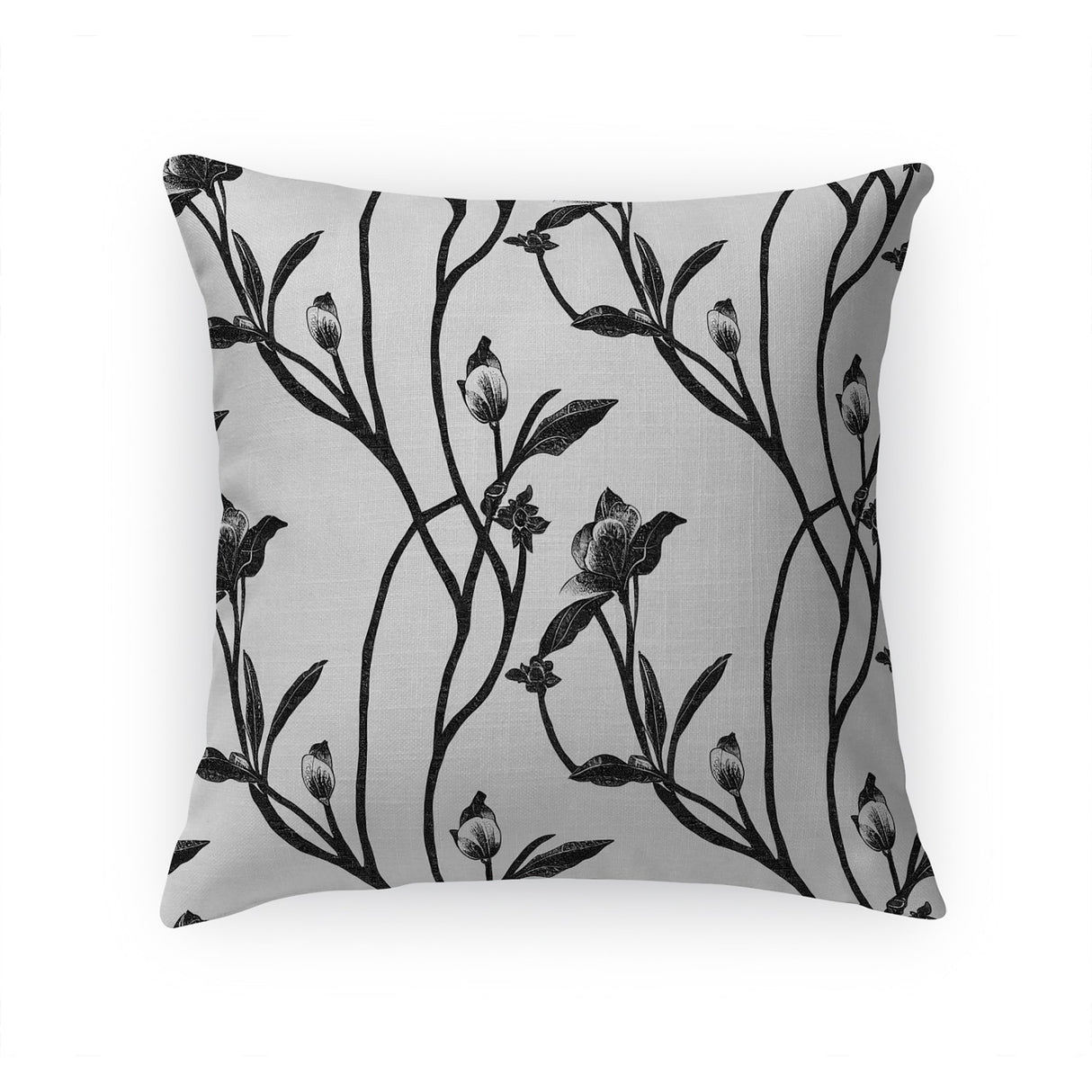 APRIL Linen Throw Pillow By Marina Gutierrez
