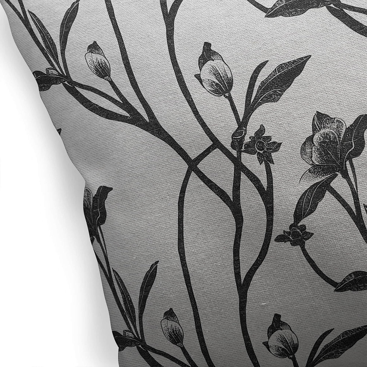 APRIL Linen Throw Pillow By Marina Gutierrez