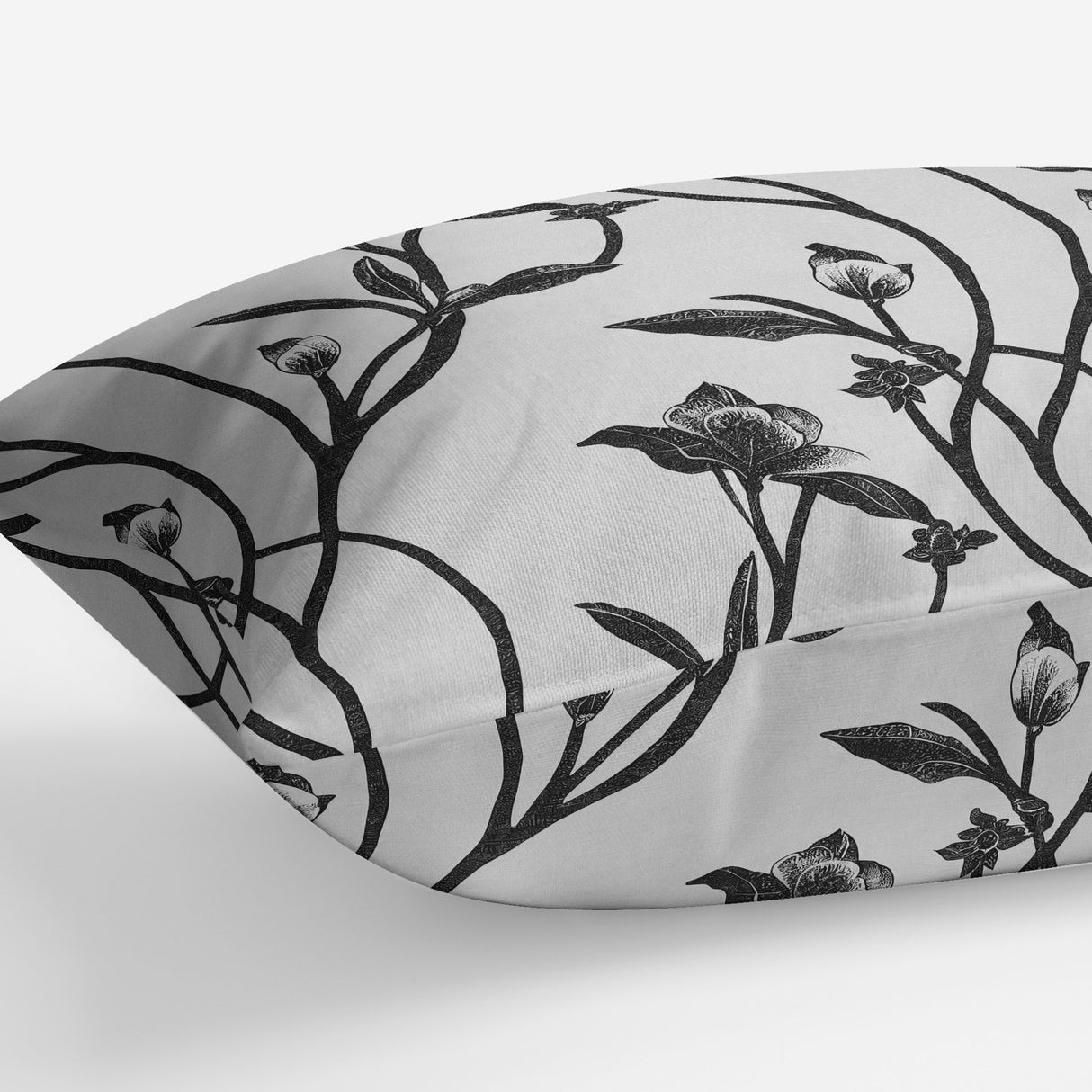 APRIL Linen Throw Pillow By Marina Gutierrez