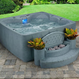 AR-600 Premium 6-Person 29-Jet hot tub w/ Ozone LED waterfall