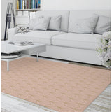 ART NOUVEAU PEACH and GOLD Area Rug by Kavka Designs