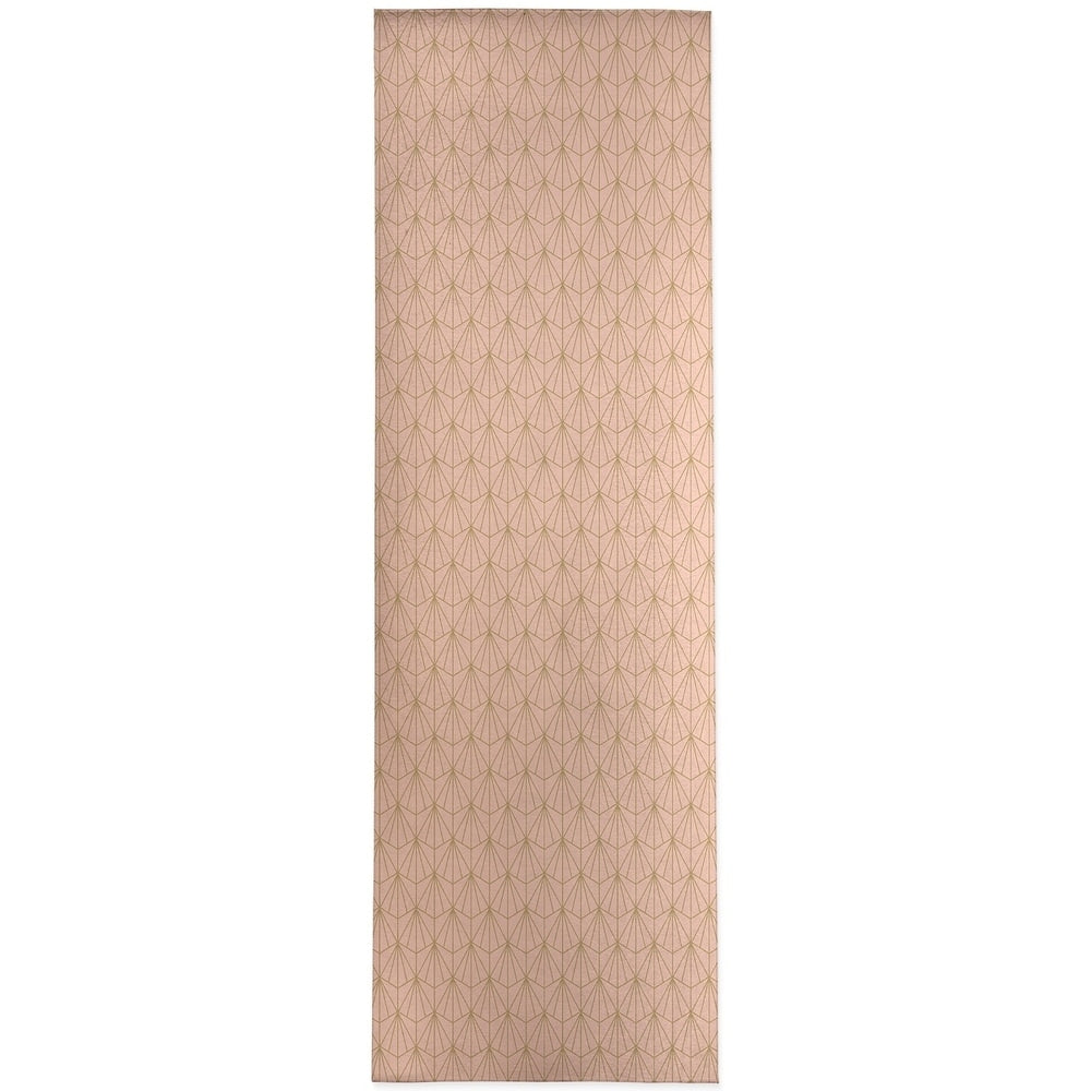 ART NOUVEAU PEACH and GOLD Area Rug by Kavka Designs