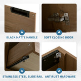 ARTCHIRLY 36 Inch Bathroom Vanity With Sink, Floating Bathroom Vanity With Soft Close Door & Drawer
