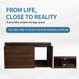 ARTCHIRLY 36 Inch Bathroom Vanity With Sink, Floating Bathroom Vanity With Soft Close Door & Drawer