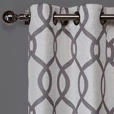 ATI Home Kochi Light Filtering Linen Blend Grommet Top Curtain Panel Pair