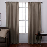 The Gray Barn Dreamweaver Textured Rod Pocket Top Curtain Panel Pair - 38x84