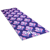 AUM 4mm Soft Foam Tech Lilla Series Yoga Exercise Mat - 68" x 24" - Perfect for Yoga/Pilates/Floor Exercises