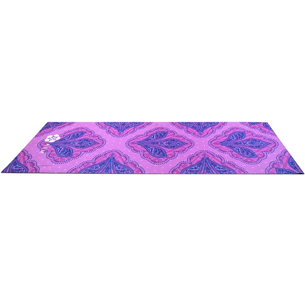 AUM 4mm Soft Foam Tech Lilla Series Yoga Exercise Mat - 68" x 24" - Perfect for Yoga/Pilates/Floor Exercises