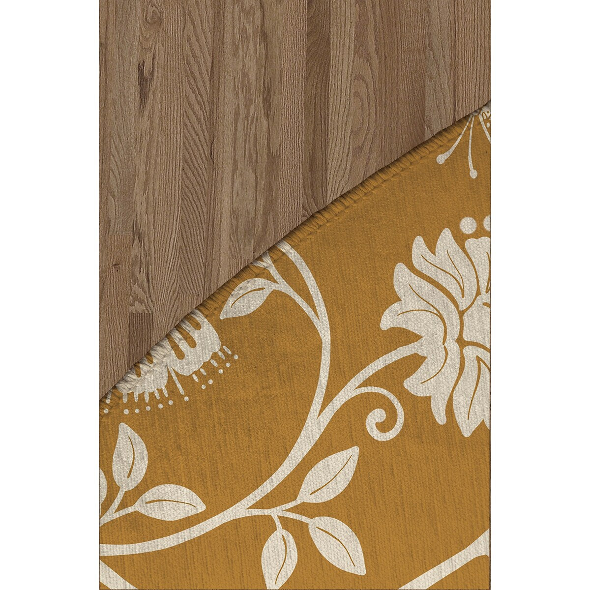 AUTUMN BUTTERFLY GARDEN OCHRE Doormat By Kavka Designs