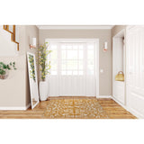 AUTUMN BUTTERFLY GARDEN OCHRE Doormat By Kavka Designs