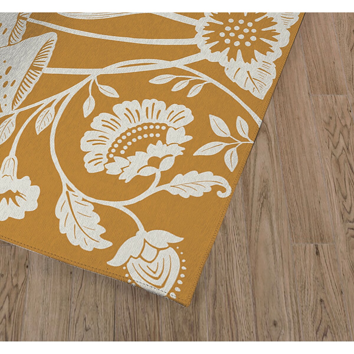 AUTUMN BUTTERFLY GARDEN OCHRE Doormat By Kavka Designs