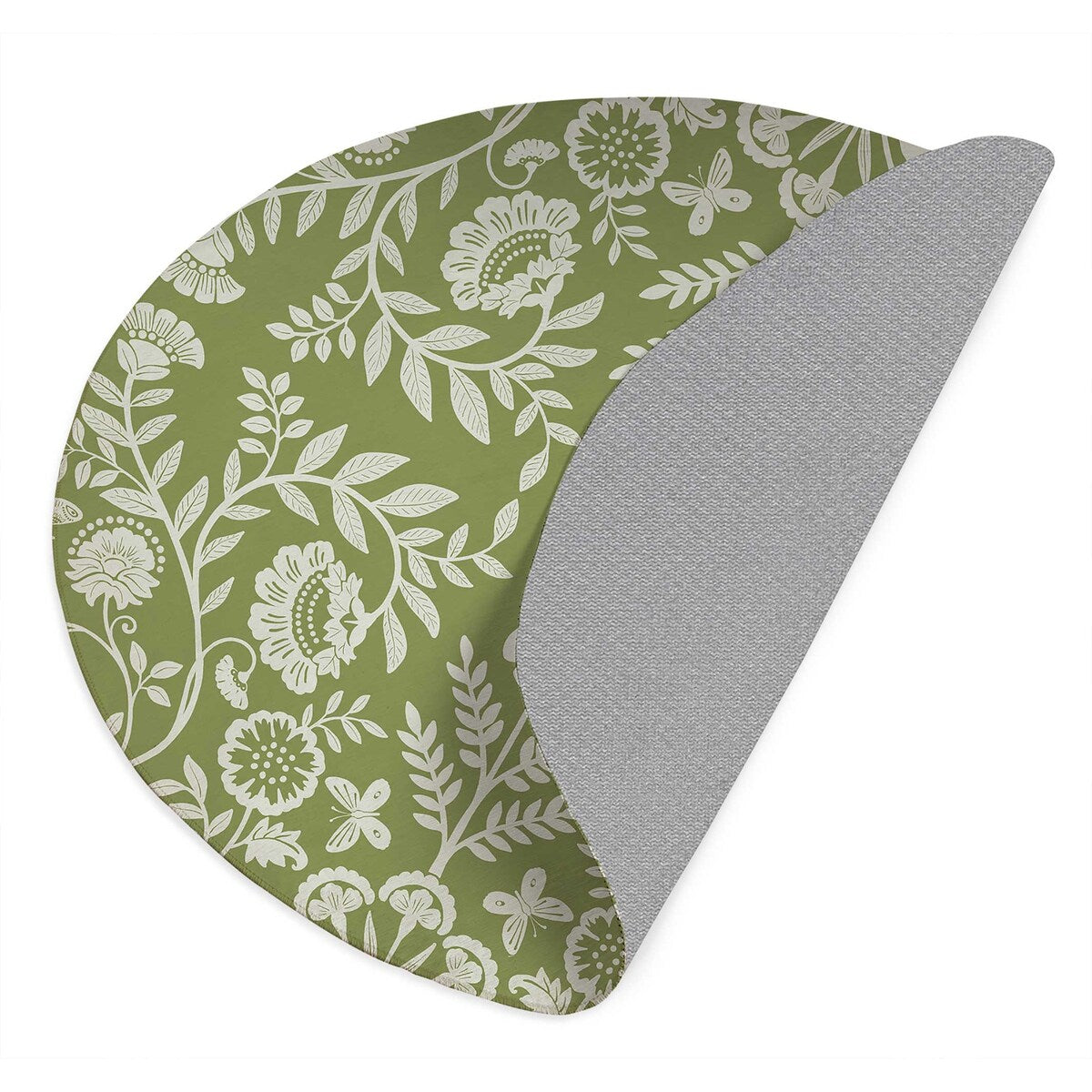 AUTUMN BUTTERFLY GARDEN SAGE Laundry Mat By Kavka Designs