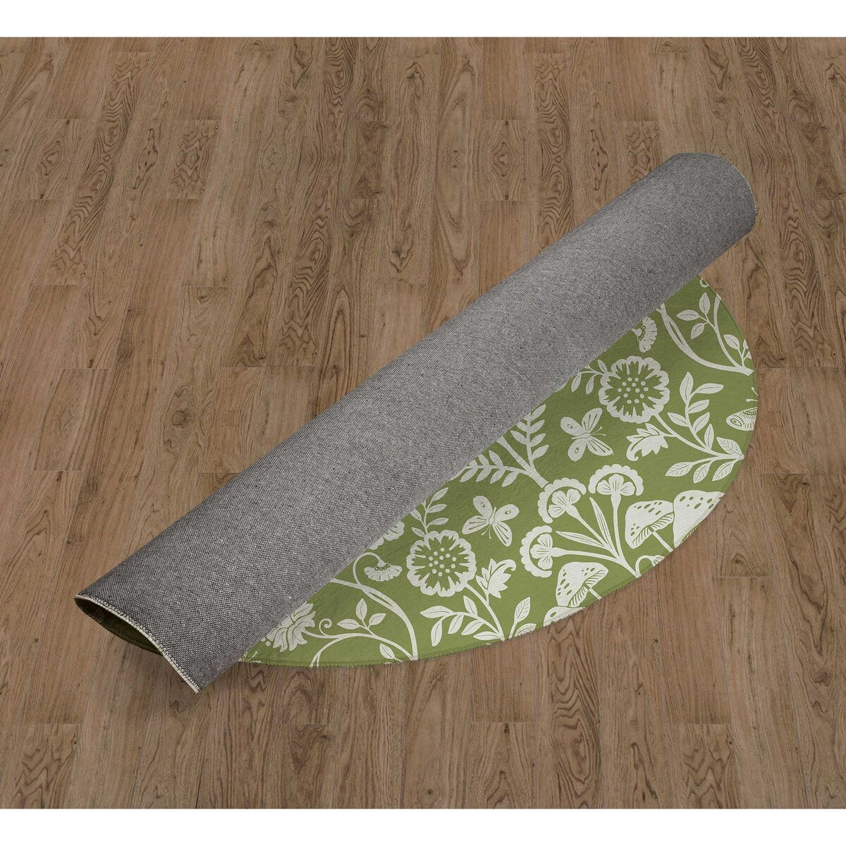 AUTUMN BUTTERFLY GARDEN SAGE Laundry Mat By Kavka Designs