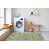 AUTUMN BUTTERFLY GARDEN SAGE Laundry Mat By Kavka Designs