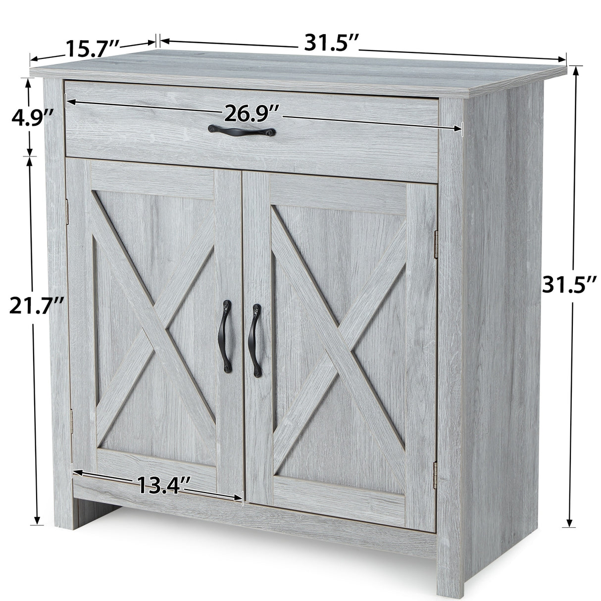 AVAWING Kitchen Sideboard Buffet Cabinet Entryway Cupboard Server
