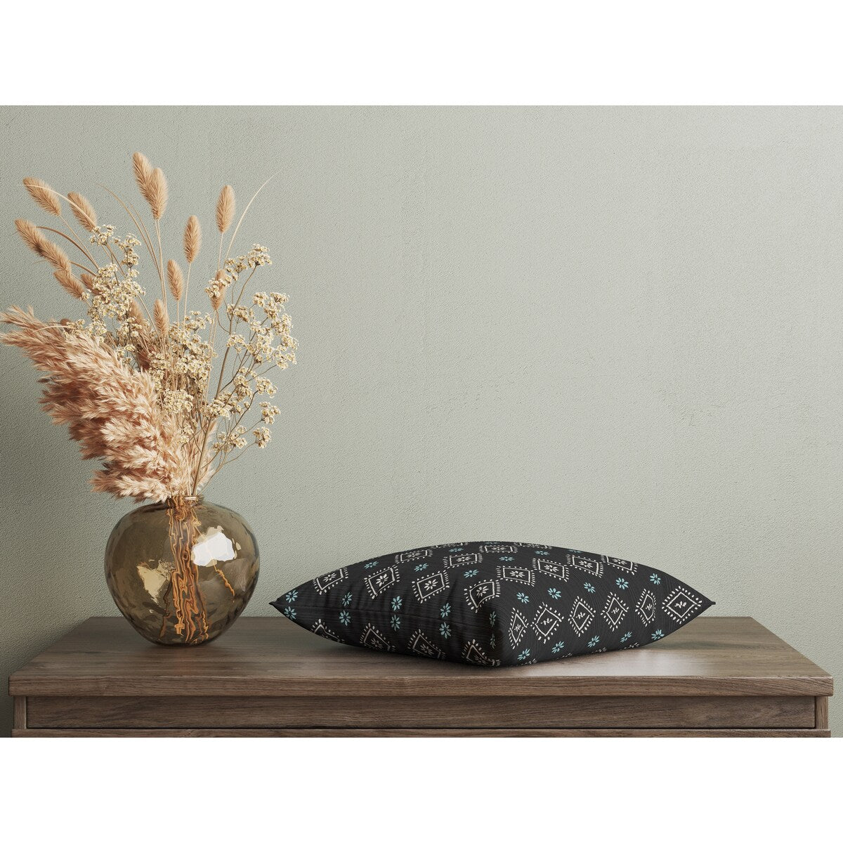 AYANNA CHARCOAL Accent Pillow by Kavka Designs