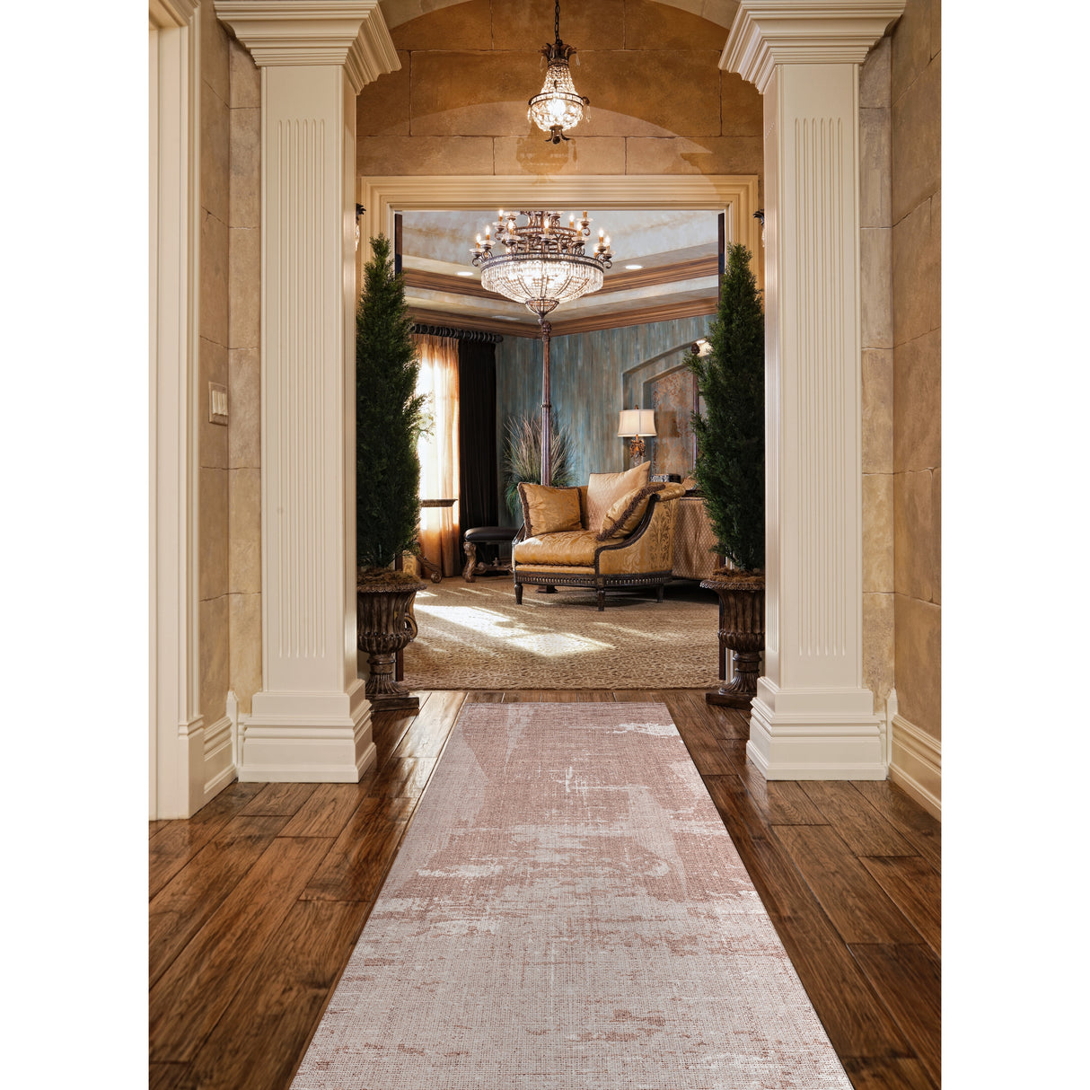 AZULA PINK Area Rug By Terri Ellis