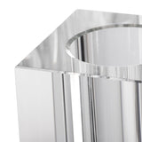 A&B Home 10-inch Tall Transparent Rectangular Vase