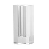 A&B Home 10-inch Tall Transparent Rectangular Vase