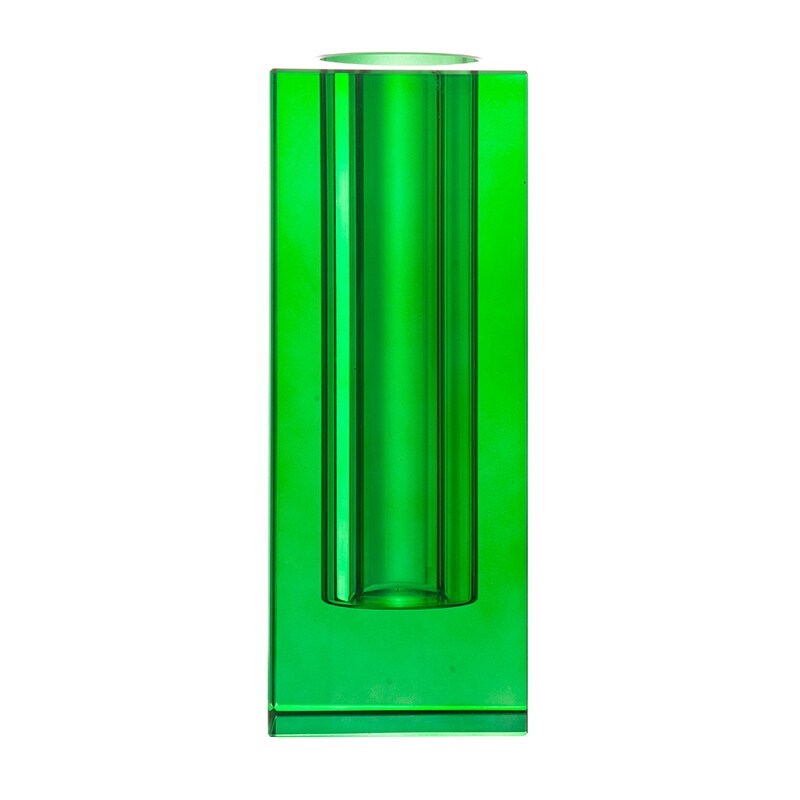 A&B Home 10-inch Tall Transparent Rectangular Vase