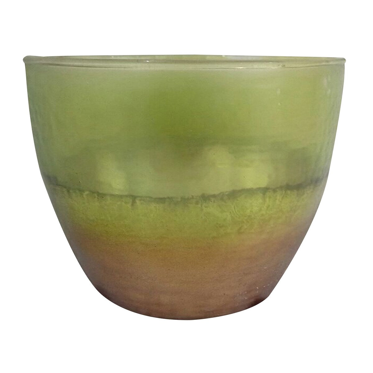A&B Home Luminary Treasures Green and Brown Votive Holder