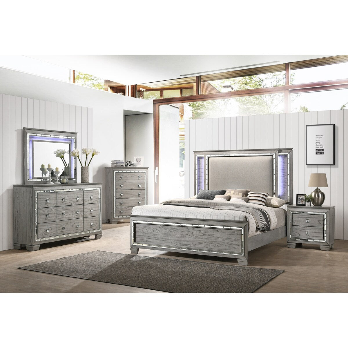 Aaron LED Bed
