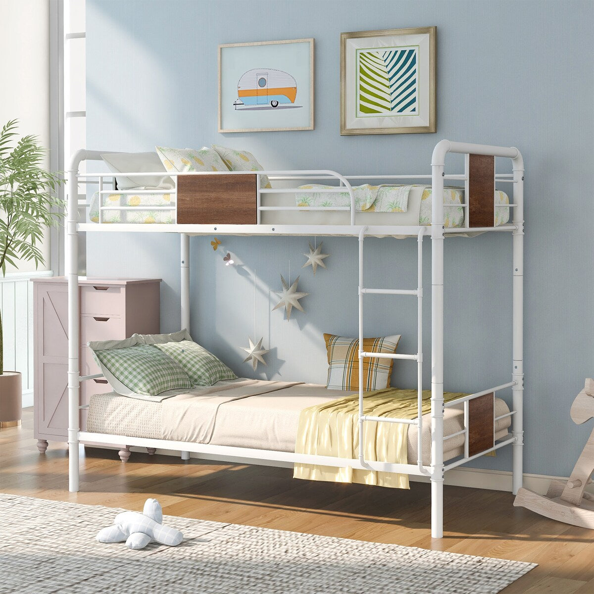 Aaron Twin over Twin Metal Bunk Bed