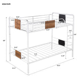 Aaron Twin over Twin Metal Bunk Bed