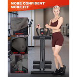 Ab Trainer Workout Equipment Ab Machine Exercise Abdominal Foldable