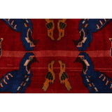 Abadeh Hand Knotted Wool Vintage Persian Oriental Rug - 2'0" x 2'2" square