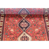 Abadeh Tribal Geometric Handmade Wool Persian Oriental Rug - 9'9" x 2'9" Runner