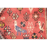 Abadeh Tribal Geometric Handmade Wool Persian Oriental Rug - 9'9" x 2'9" Runner
