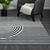 Abani Rugs Nuevo Beige Arch Pattern Knot Area Rug
