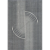 Abani Rugs Nuevo Beige Arch Pattern Knot Area Rug
