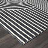 Abani Rugs Nuevo Beige Arch Pattern Knot Area Rug