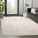 Abani Rugs Nuevo Beige Arch Pattern Knot Area Rug