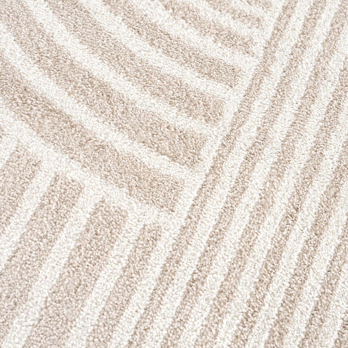 Abani Rugs Nuevo Beige Arch Pattern Knot Area Rug