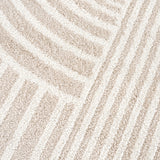 Abani Rugs Nuevo Beige Arch Pattern Knot Area Rug