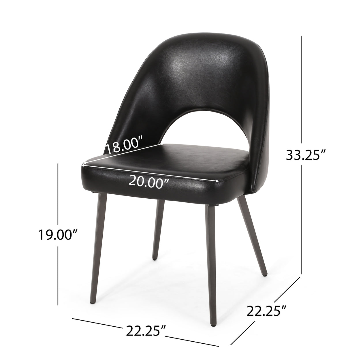 Abbeville Retro Dining Chair (Set of 2) by Christopher Knight Home