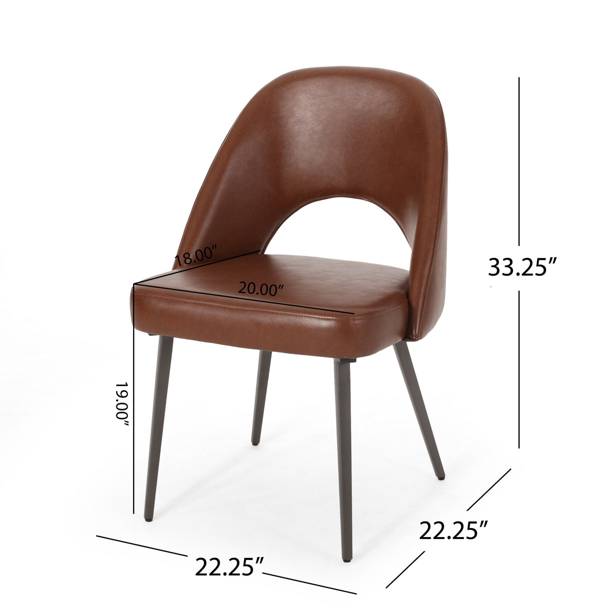 Abbeville Retro Dining Chair (Set of 2) by Christopher Knight Home