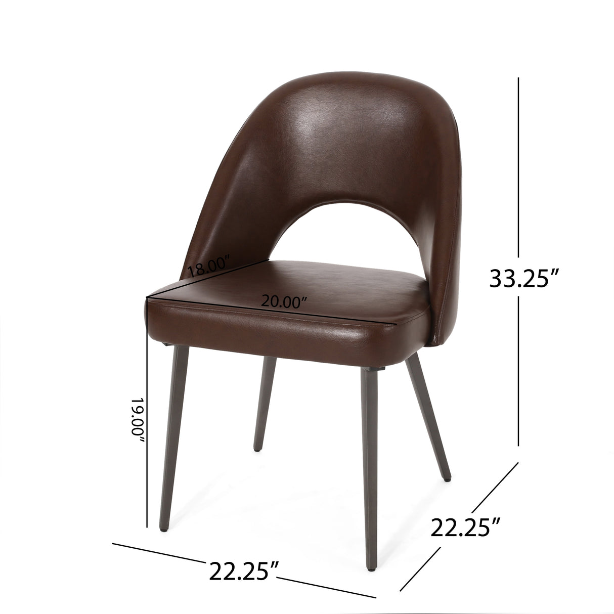 Abbeville Retro Dining Chair (Set of 2) by Christopher Knight Home