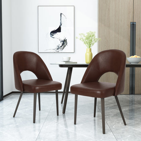 Abbeville Retro Dining Chair (Set of 2) by Christopher Knight Home