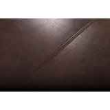 Abbyson Berlin Brown Leather Sectional