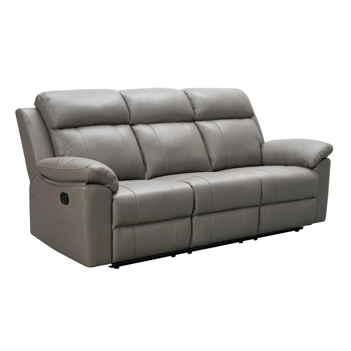 Abbyson Braylen Top Grain Leather Manual Reclining Sofa