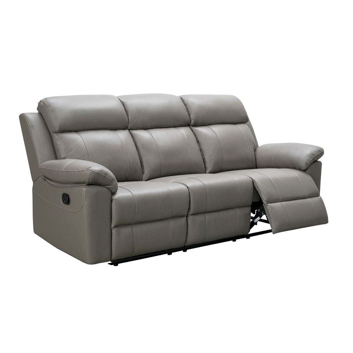 Abbyson Braylen Top Grain Leather Manual Reclining Sofa