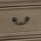 Abbyson Harrison Traditional Grey Solid Wood Nightstand